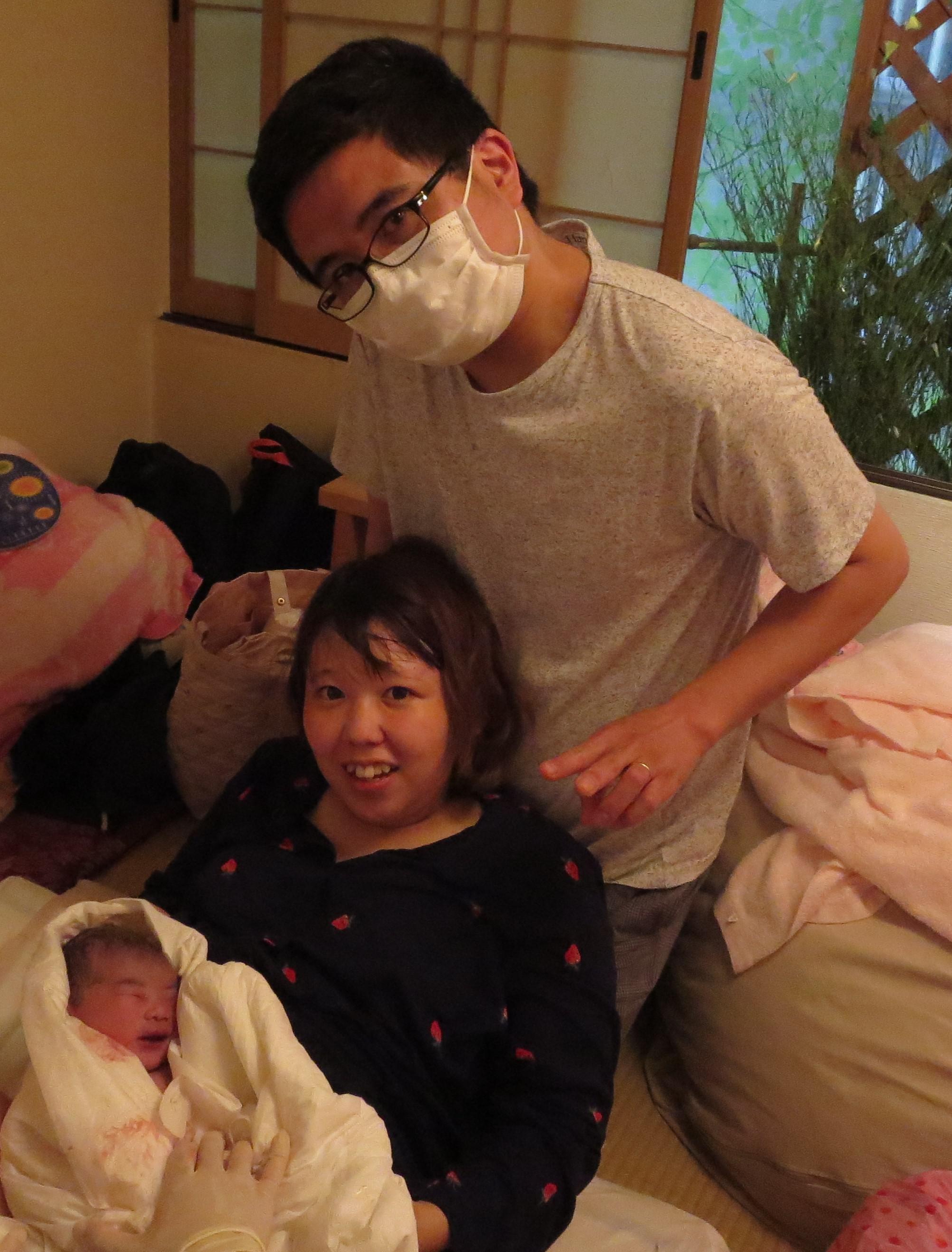 バースあおばで生まれた方が、バースあおばで出産！